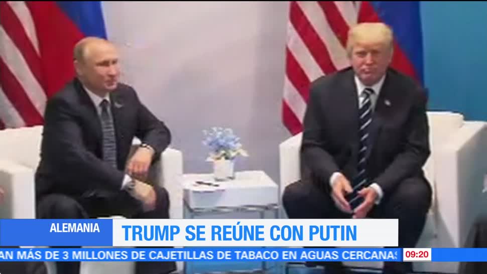 Trump, reúne, Putin, Alemania