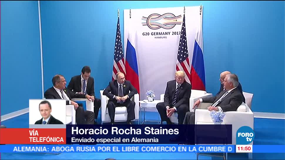 Horacio Rocha, Reunión Trump-Putin, Cumbre del G20