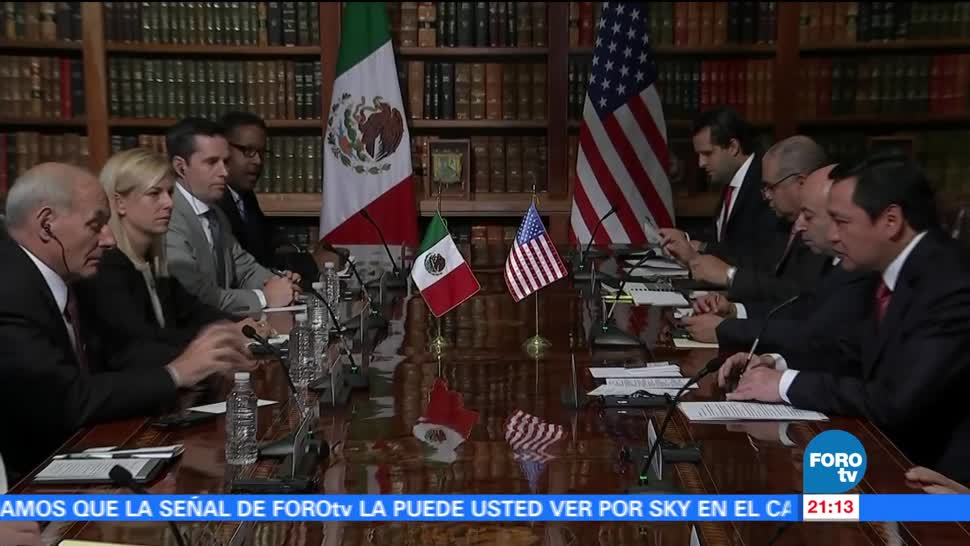 México, Estados Unidos, refrendan, colaboración seguridad, John kelly, Osorio Chong