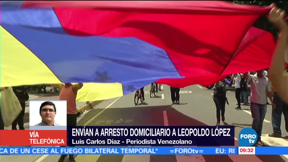 Leopoldo López, preso en casa, Luis Carlos Díaz, periodista venezolano