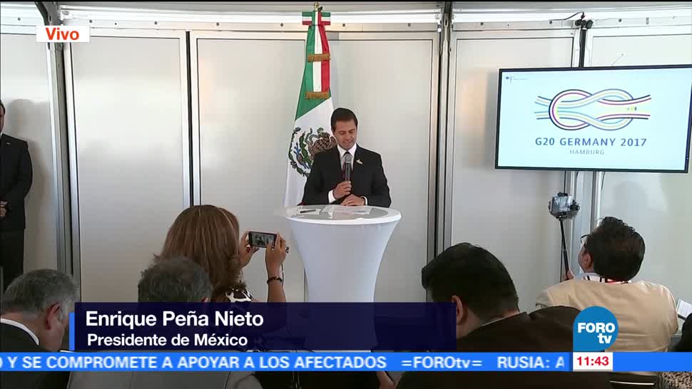 Enrique Peña Nieto EPN, participación de México, Cumbre G20, libre comercio