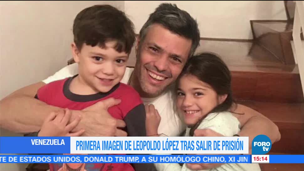 Imágenes, Leopoldo López, sus hijos