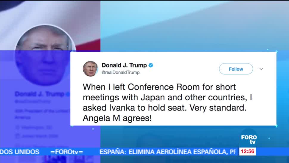 presidente de Estados Unidos, Donald Trump, Ivanka, sesiones del G20