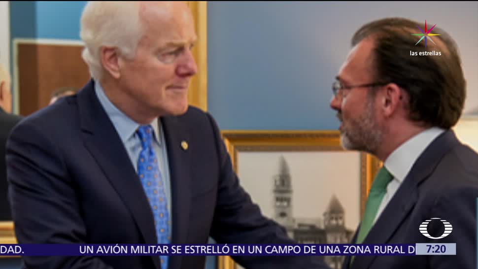 canciller de México, Luis Videgaray, Washington, renegociación del TLC