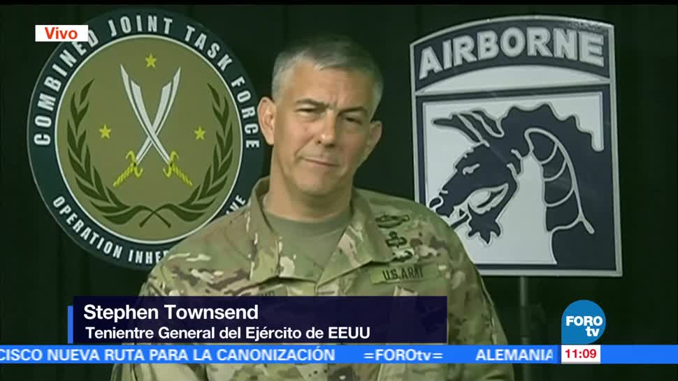 teniente general, Ejército de EU, Stephen Townsend, Mosul, Irak