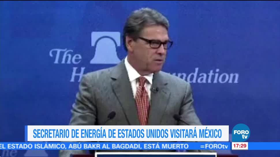 Rick Perry, secretario de Energía de EU, visitará México, reforma energética