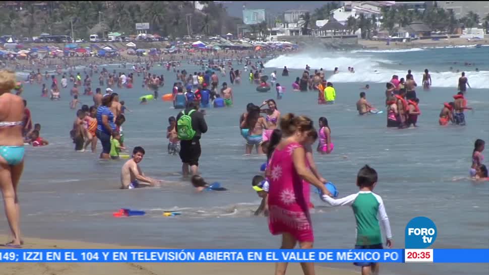noticias, forotv, Playas, Colima, libres, riesgos sanitarios
