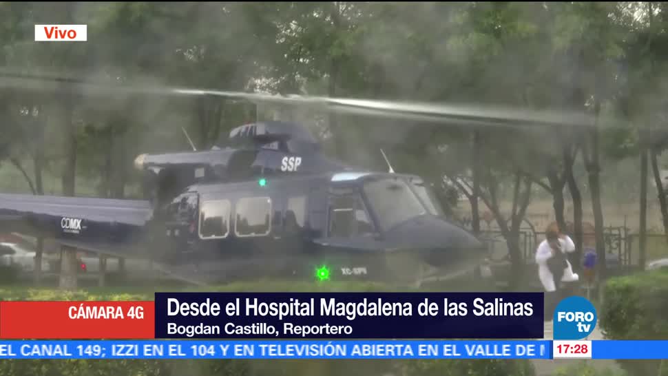 noticias, forotv, Aterriza helicóptero, corazón, Hospital Magdalena de las Salinas, donado