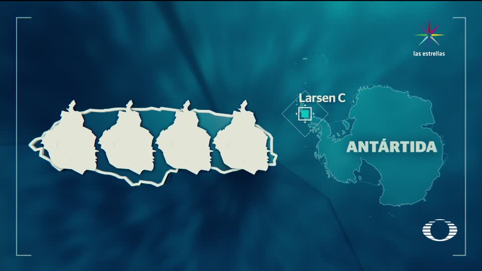 Desprendimiento, iceberg, gigante, antártida, consecuencia, cambio climático
