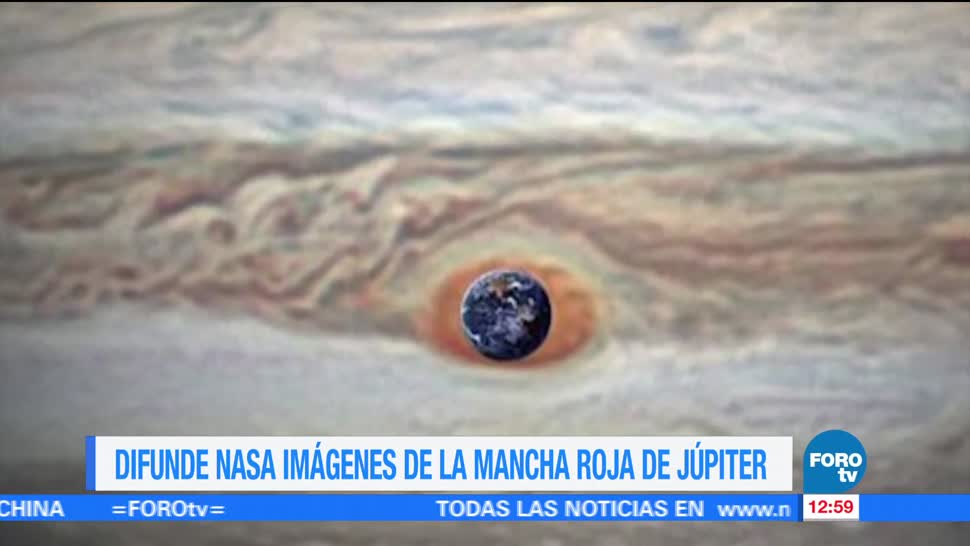 noticias, forotv, NASA, difunde nuevas imágenes, Gran Mancha Roja, Júpiter