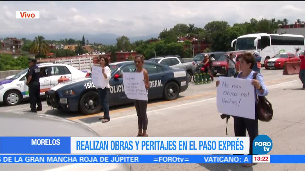 noticias, forotv, Vecinos, protestan, Paso Express, Cuernavaca