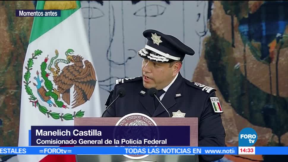 Manelich Castilla, reconoce, trabajo, director, Policía, Federal