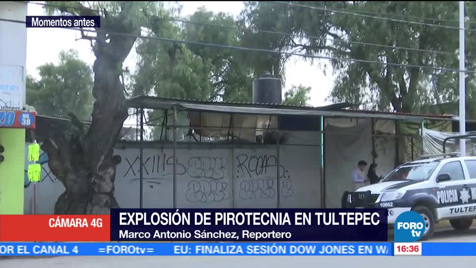 Bomberos, controlan, explosión, pirotecnia, Tultepec, Estado de México