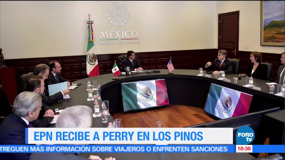 EPN, recibe, secretario de Energía, Estados Unidos, Rick Perry, Los Pinos