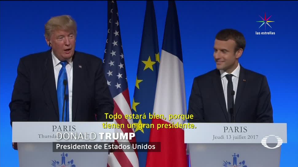 Escándalo, persigue, Trump, París
