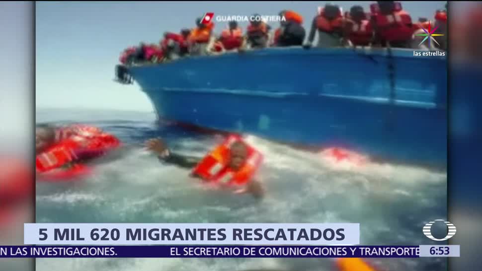 noticias, televisa, Suman, 80 mil, migrantes rescatados, Mediterráneo