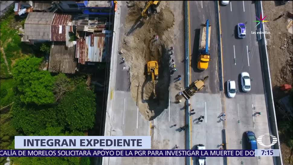 noticias, televisa, Secretaría, Función Pública, investiga, socavón del Paso Express