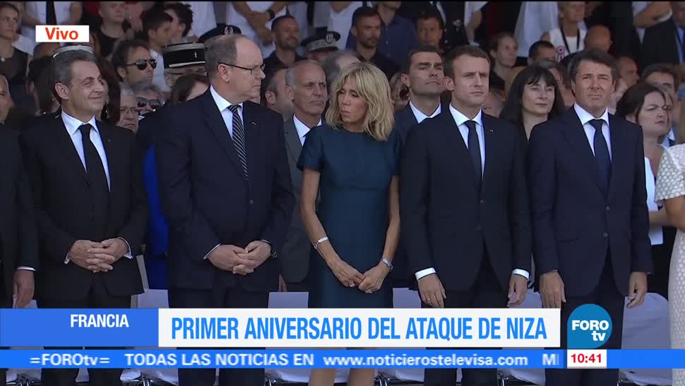 noticias, forotv, Conmemoran, primer aniversario, atentado en Niza, Francia