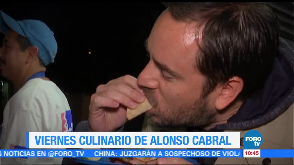 noticias, forotv, Viernes culinario, Alonso Cabral, tacos, viernes