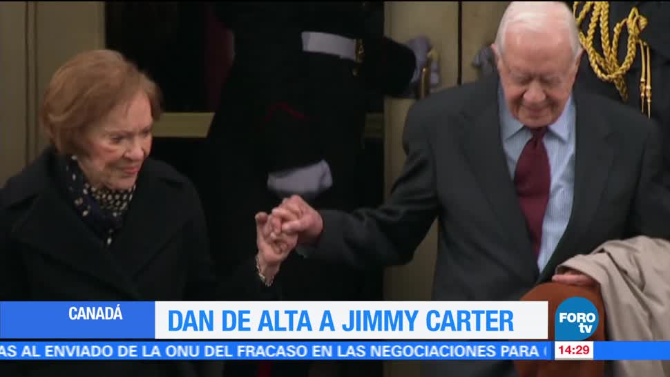 expresidente, Jimmy Carter, hospitalizado, deshidratación
