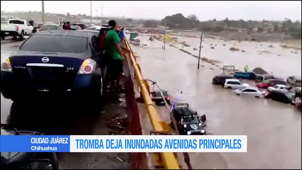 Tromba, provoca, encharcamientos, Ciudad Juárez, inundaciones, chihuahua