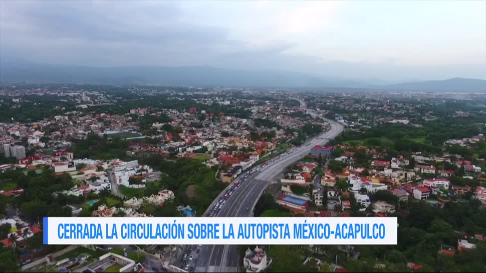 Mantienen, cierre total, autopista, México – Acapulco, socavón, paso express