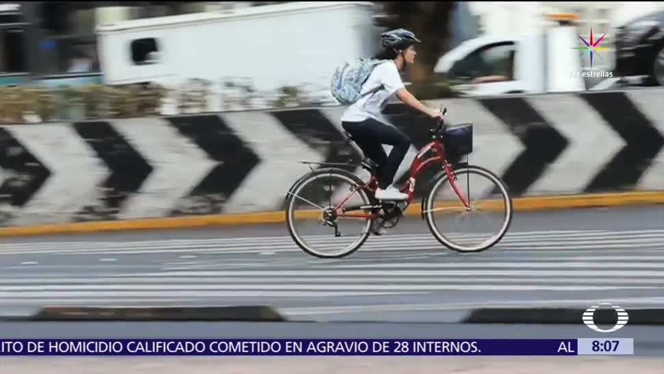 ciclista urbana Areli, alcaldesa de la bicicleta, CDMX, gobierno