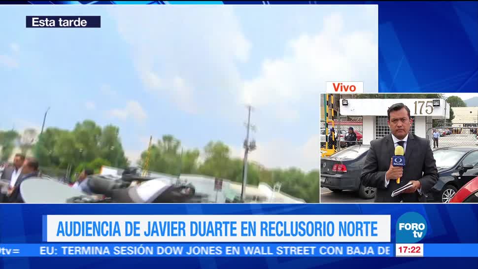 Decretan, receso, audiencia de Javier Duarte, Reclusorio Norte
