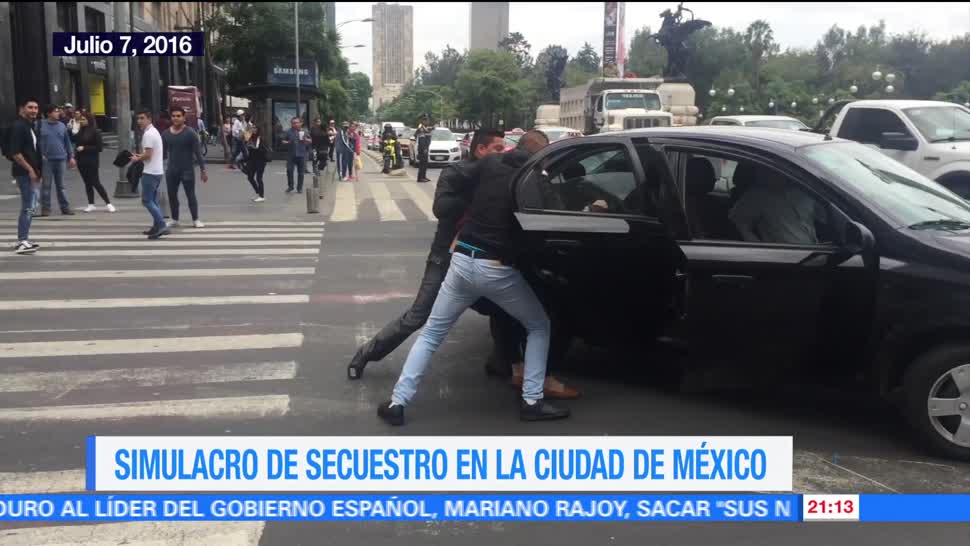 noticias, forotv, Simulacro de secuestro, Ciudad de México, secuestro, Mensajeros Urbanos