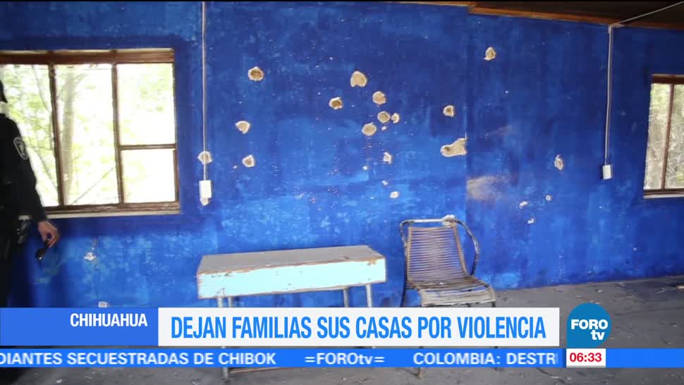Chihuahua, violencia, familias, viviendas en Madera