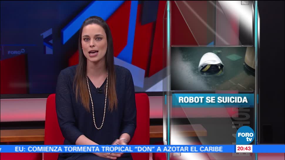 noticias, forotv, Robot suicida, robot, robot de seguridad, Knightscope k5