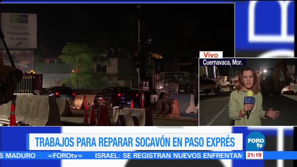 noticias, forotv, Siguen, reparaciones, Paso Express, Cuernavaca