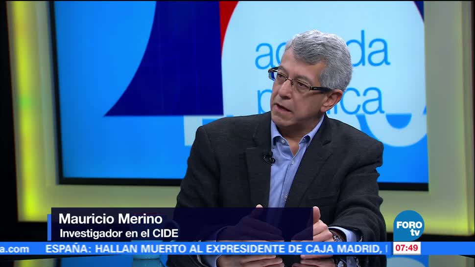 Mauricio Merino, investigador en el CIDE, Sistema Nacional Anticorrupción, fiscal