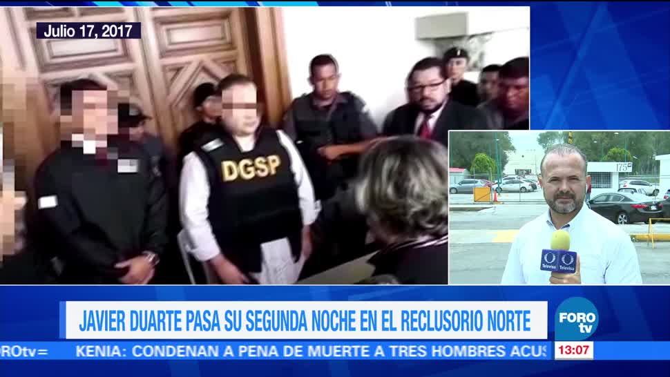 notivias, forotv, Javier Duarte, segunda noche, Reclusorio Norte, exgobernador