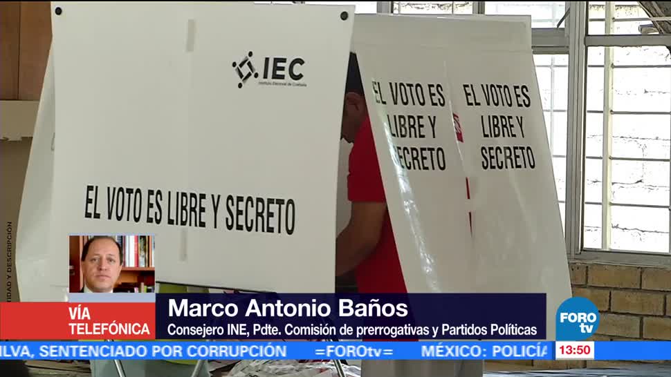 noticias, forotv, Topes, gastos de campaña, entrevista, Marco Antonio Baños