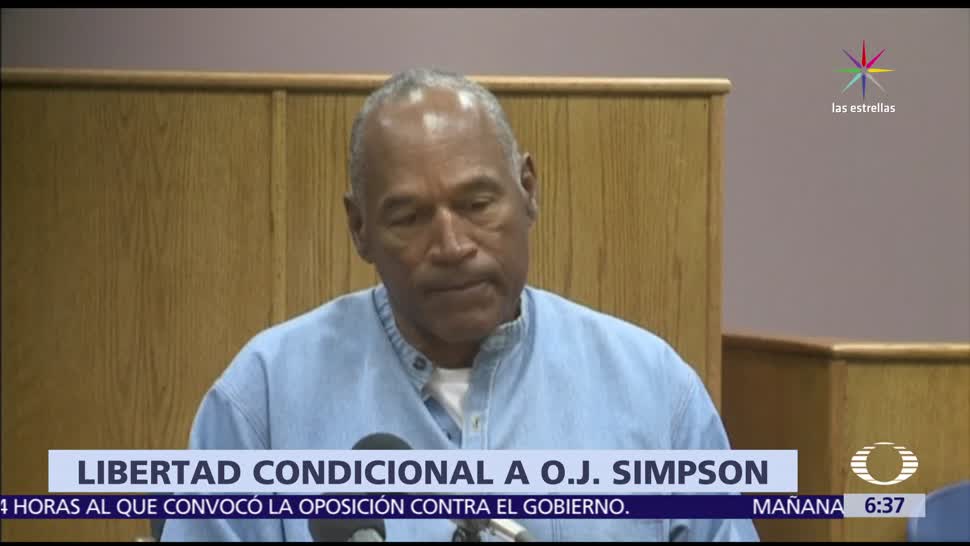 noticias, televisa, O.J. Simpson, saldrá de prisión, octubre, 9 años en prisión