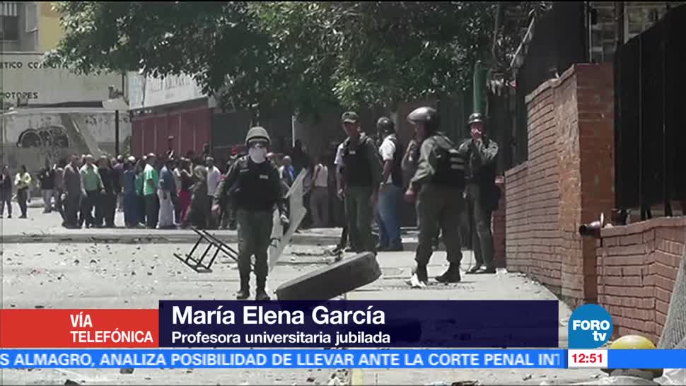 noticias, forotv, Como se vivió, paro cívico, Venezuela, María Elena García