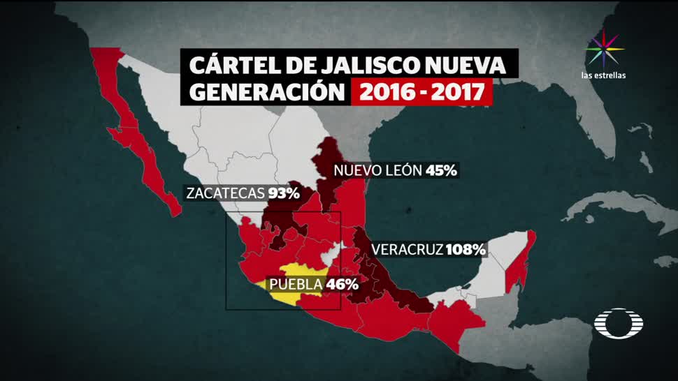 Expansión territorial Cártel Jalisco Nueva Generación Autoridades federales México
