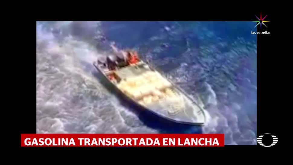Captan Helicóptero Lancha huachicol Puerto Vallarta Secretaría Marina Bidones Gasolina