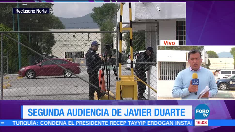 Decretan receso Segunda audiencia Vinculación proceso Duarte Reclusorio Norte Exgobernador Veracruz