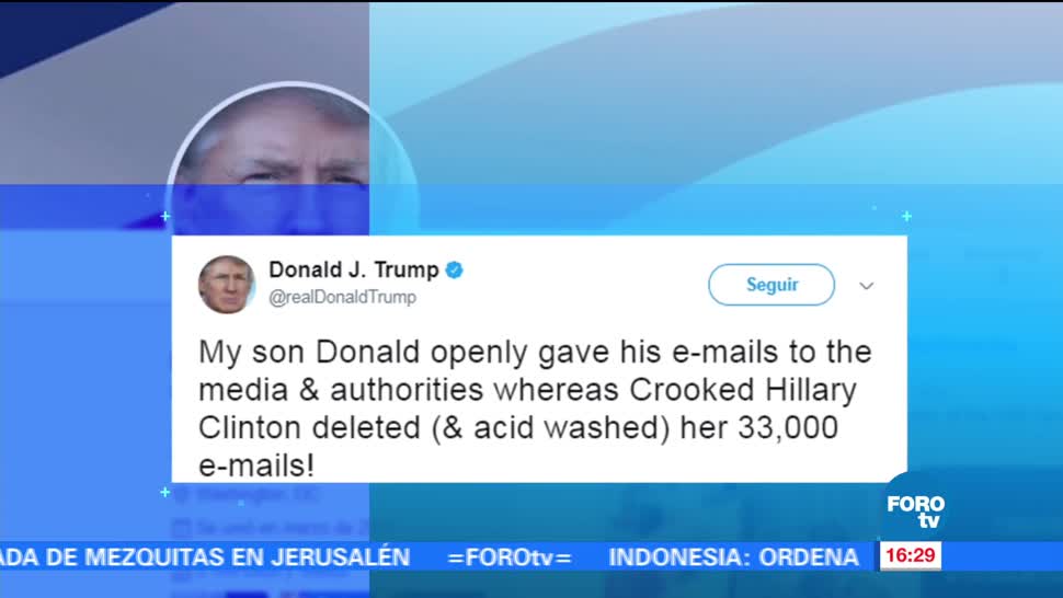 Trump Arremete Hillary Clinton Twitter Estados Unidos
