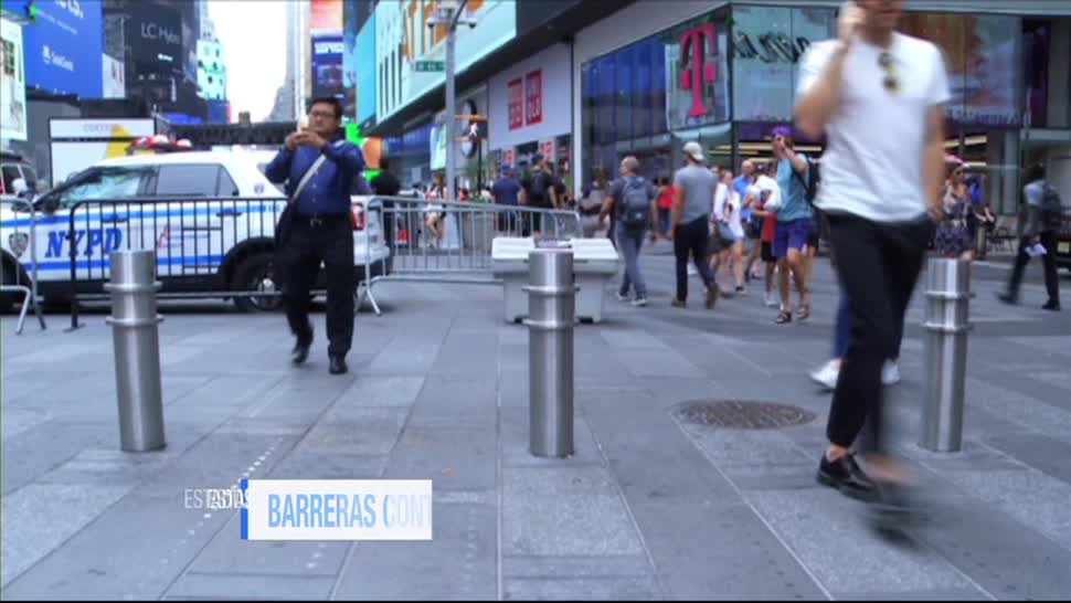 NY Instala Barreras Atropellamientos Evitar Atentados Nueva York Times Square