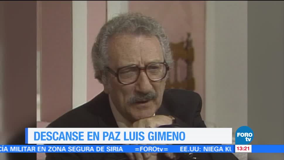 Fallece el actor Luis Gimeno a los 90 años