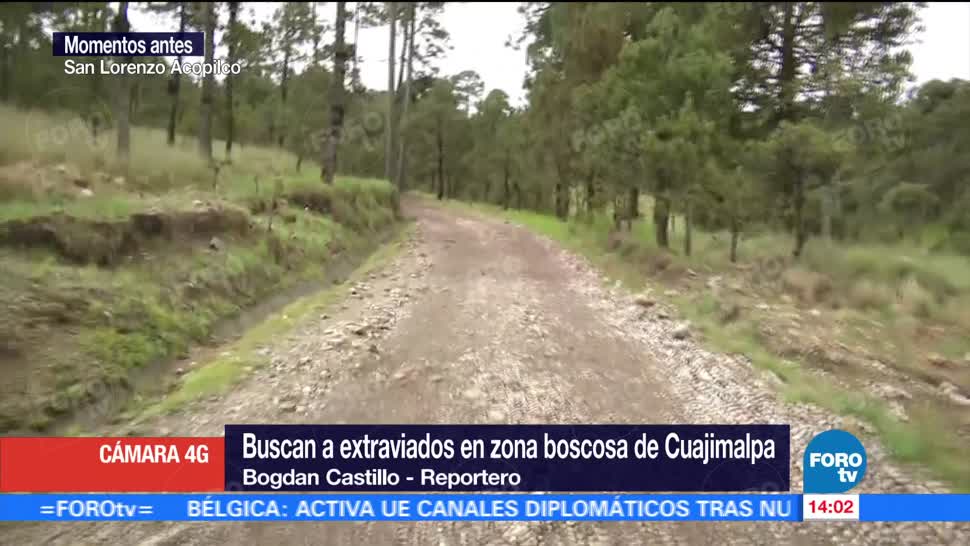Buscan Familia Extraviada Zona Boscosa Cuajimalpa Autoridades Capitalinas San Lorenzo Acopilco