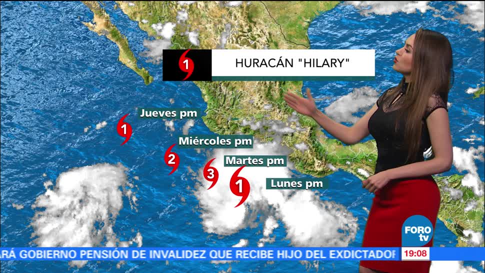Clima Mayte Carranco Huracan Fuertes Lluvia Hilary