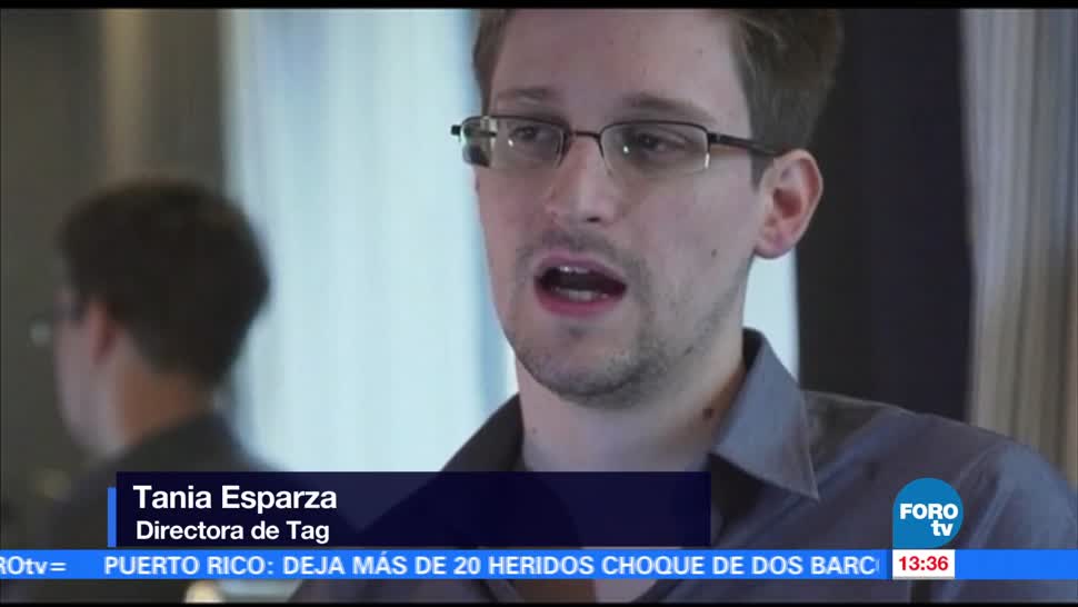 Televisa News Exagente Edward Snowden TagCDMX