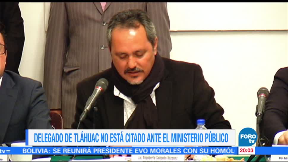 Delegado Tláhuac Citado MP Rigoberto Salgado