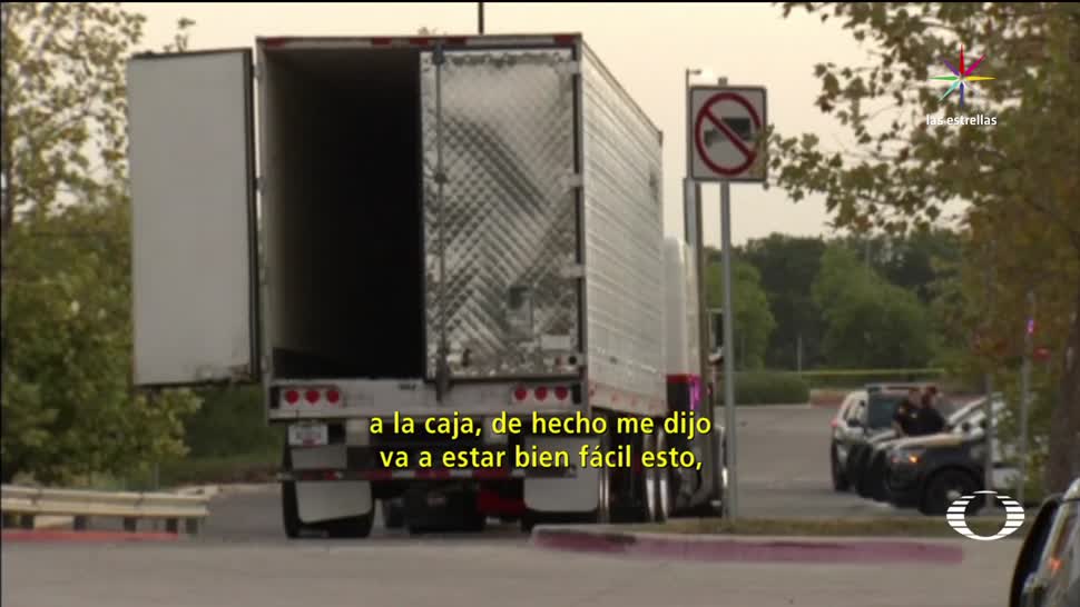 Mexicanos Encerrados Trailer Texas Migrantes EU