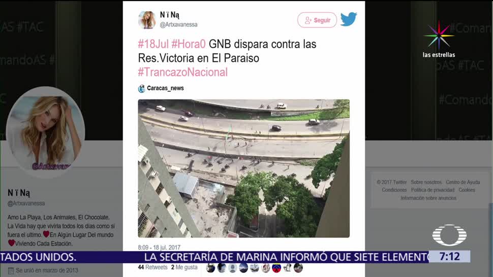 Televisa News Paro Nacional Protestas Venezuela