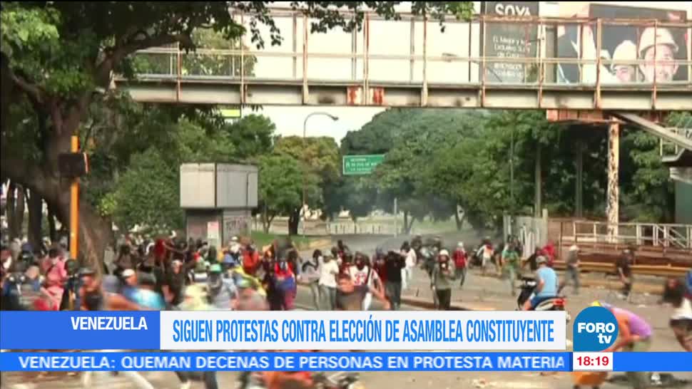 Siguen Manifestaciones Asamblea Constituyente Venezuela Calles caracas